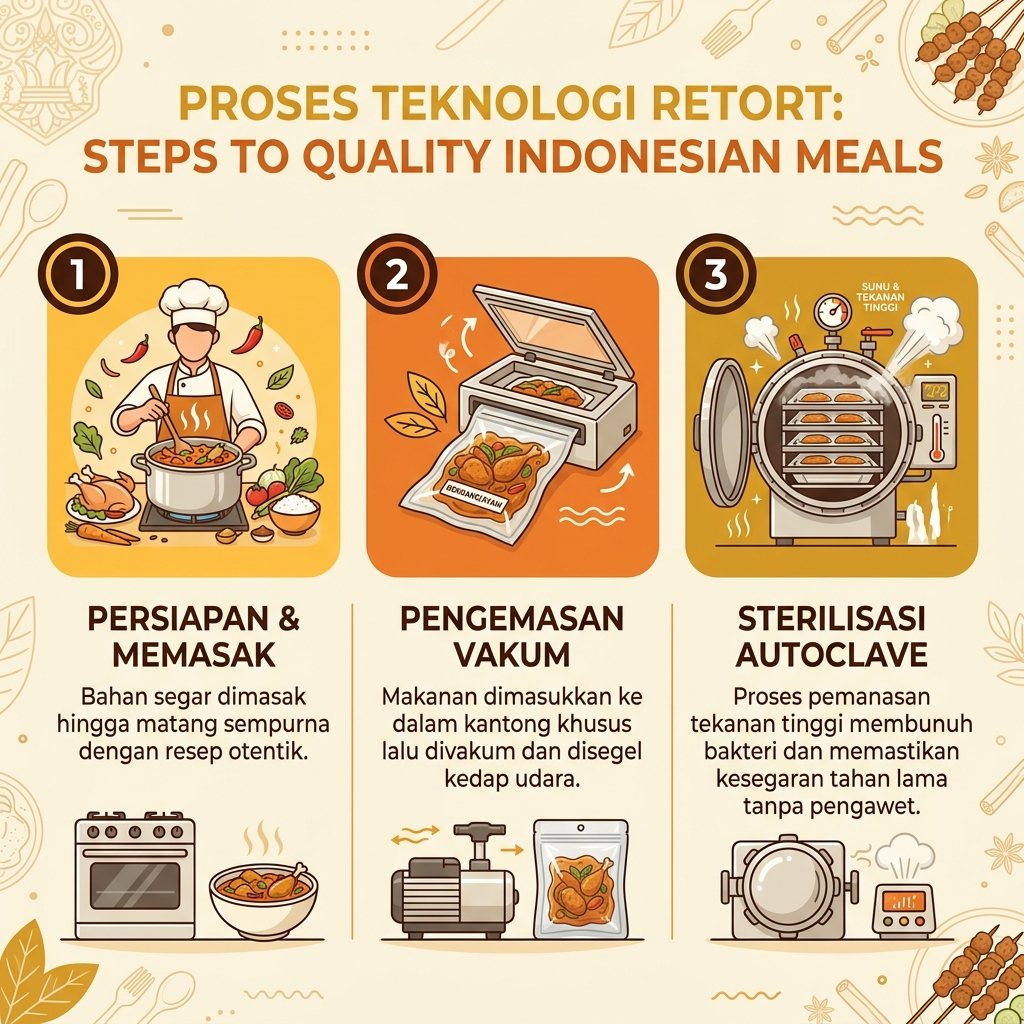 Retort technology food preservation process